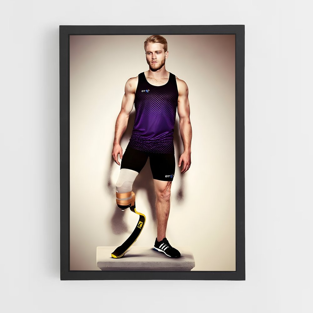 Poster Jonnie peacock – affiche Jeux Olympiques (vue 2)
